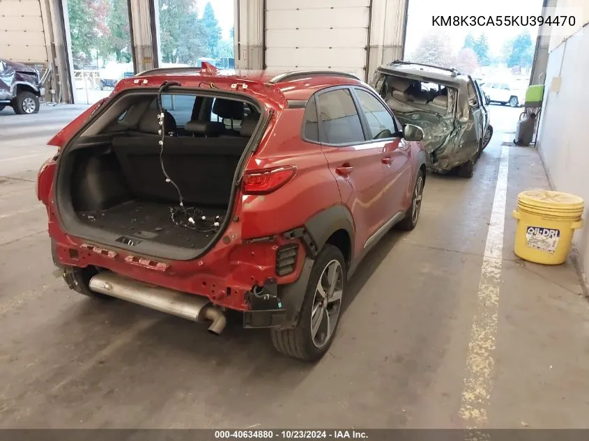 KM8K3CA55KU394470 2019 Hyundai Kona Limited