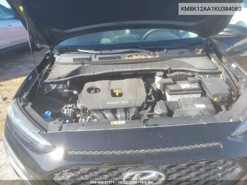 KM8K12AA1KU384080 2019 Hyundai Kona Se