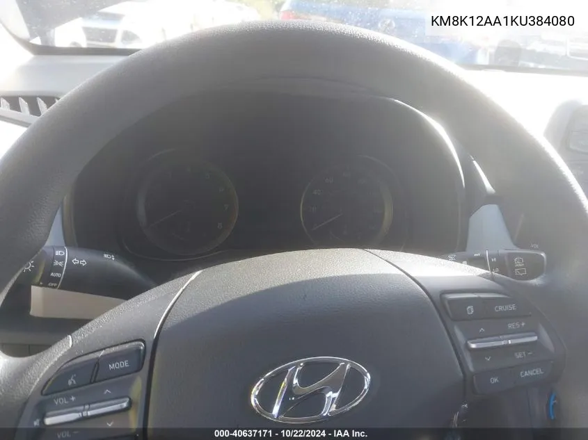 KM8K12AA1KU384080 2019 Hyundai Kona Se