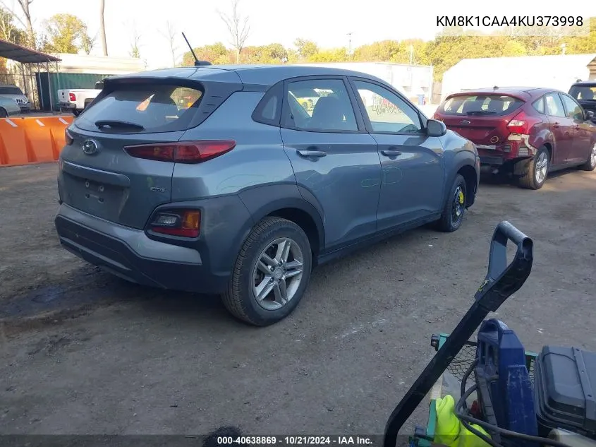 KM8K1CAA4KU373998 2019 Hyundai Kona Se