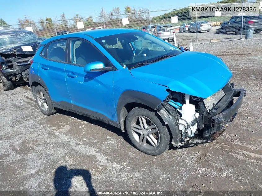 KM8K1CAA9KU278336 2019 Hyundai Kona Se