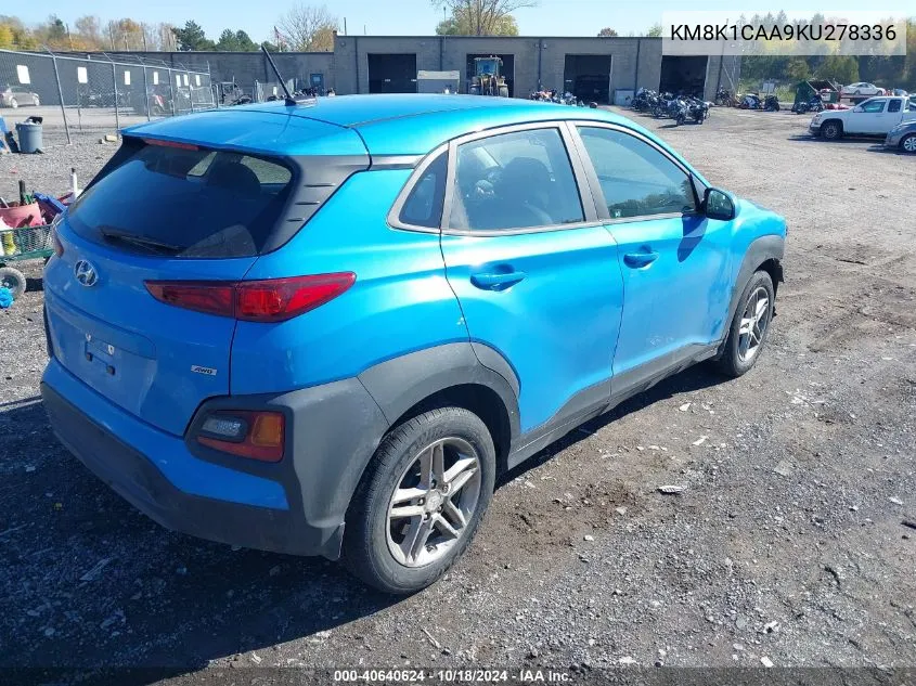 KM8K1CAA9KU278336 2019 Hyundai Kona Se