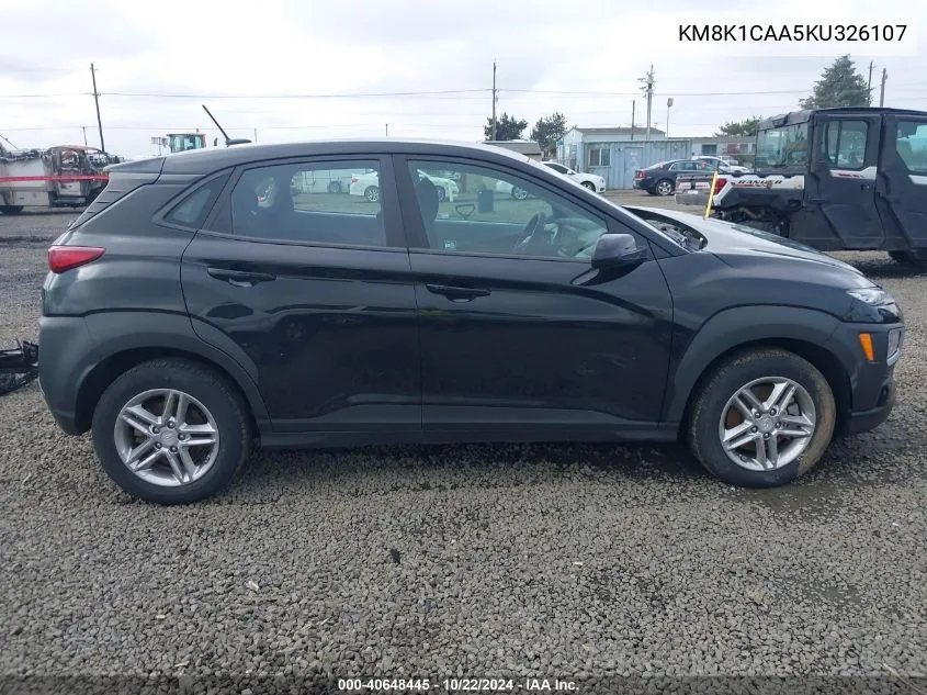 KM8K1CAA5KU326107 2019 Hyundai Kona Se