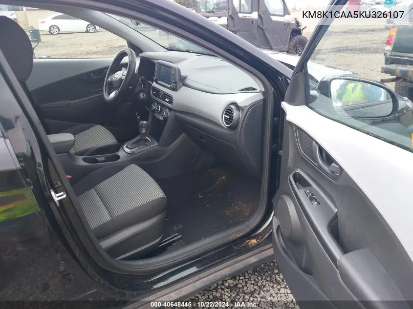 KM8K1CAA5KU326107 2019 Hyundai Kona Se