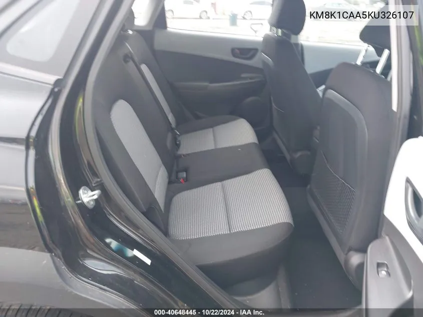 KM8K1CAA5KU326107 2019 Hyundai Kona Se