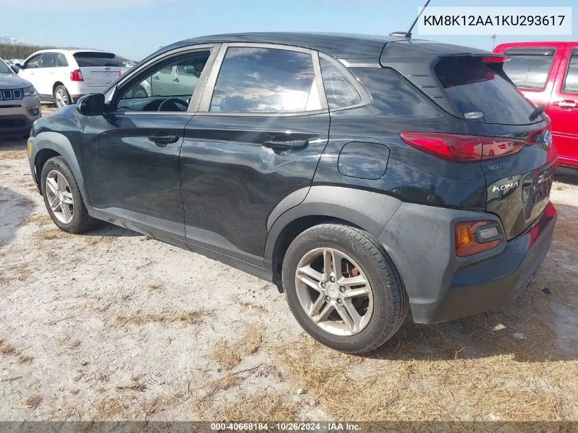 KM8K12AA1KU293617 2019 Hyundai Kona Se