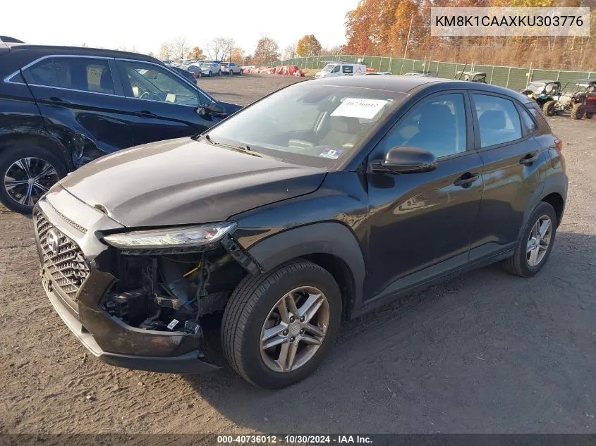 KM8K1CAAXKU303776 2019 Hyundai Kona Se