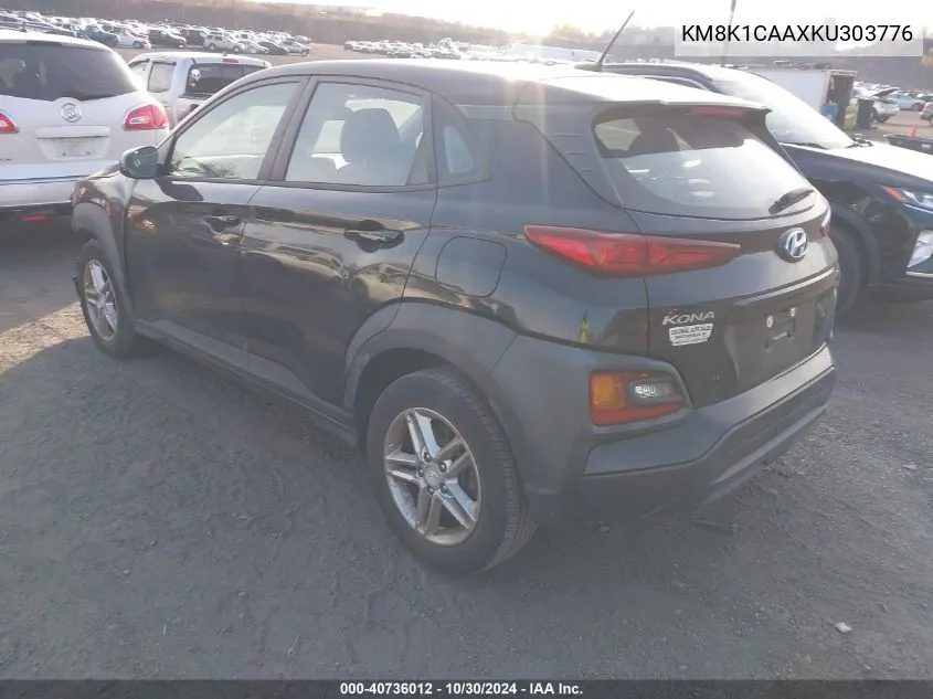 KM8K1CAAXKU303776 2019 Hyundai Kona Se