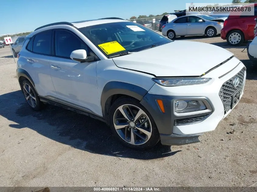 KM8K33A55KU326878 2019 Hyundai Kona Limited