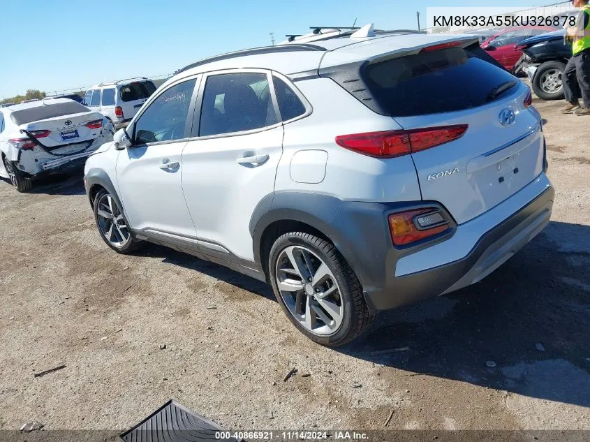 KM8K33A55KU326878 2019 Hyundai Kona Limited