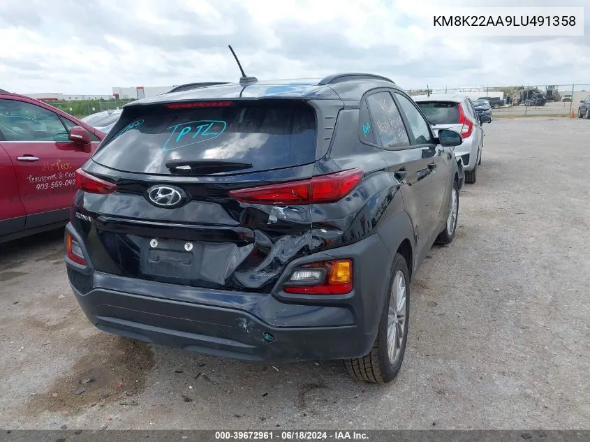 KM8K22AA9LU491358 2020 Hyundai Kona Sel