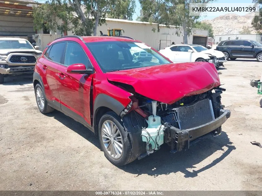 KM8K22AA9LU401299 2020 Hyundai Kona Sel