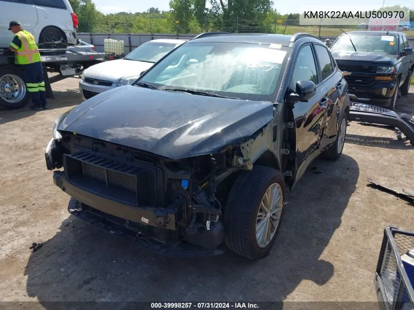 KM8K22AA4LU500970 2020 Hyundai Kona Sel