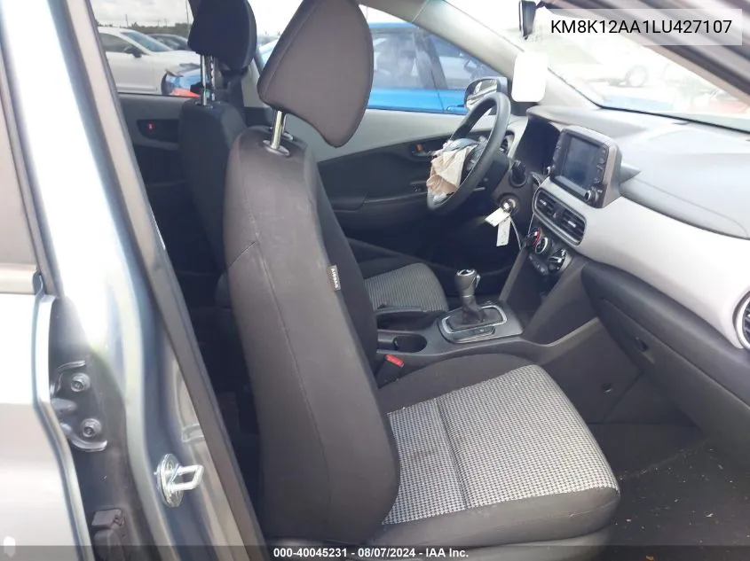 KM8K12AA1LU427107 2020 Hyundai Kona Se