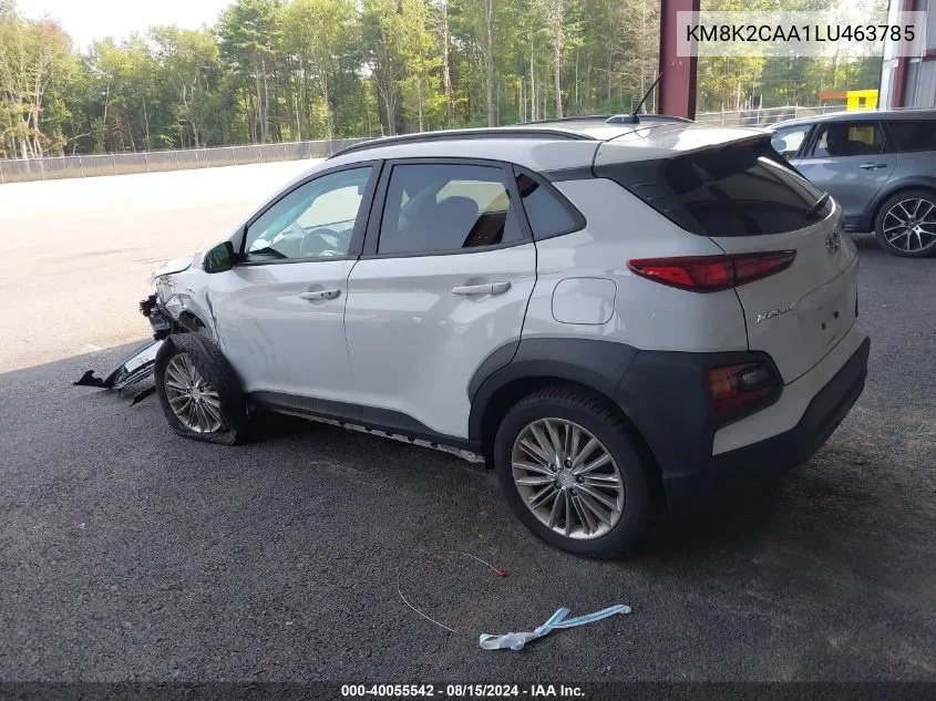 KM8K2CAA1LU463785 2020 Hyundai Kona Sel