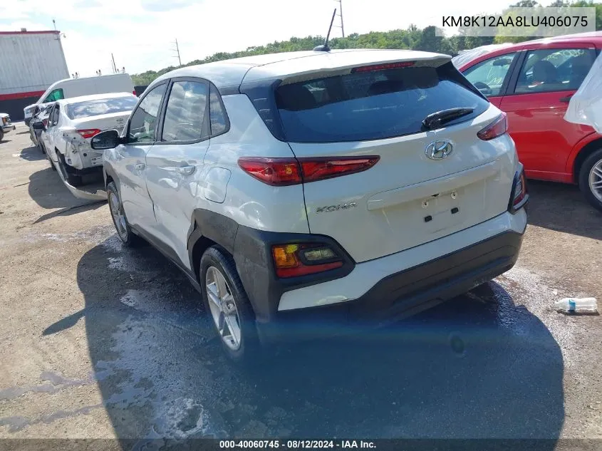 KM8K12AA8LU406075 2020 Hyundai Kona Se