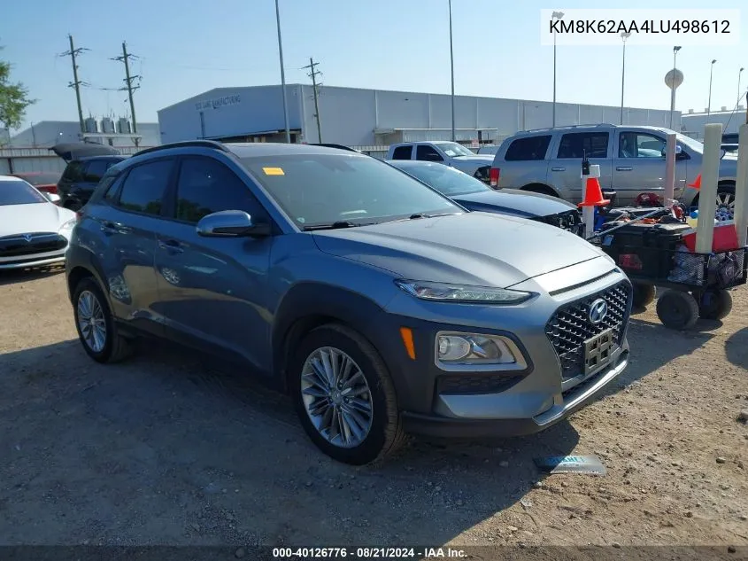 KM8K62AA4LU498612 2020 Hyundai Kona Sel Plus