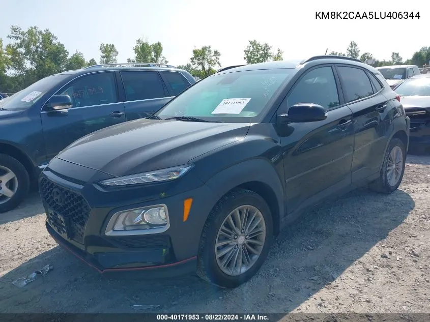 KM8K2CAA5LU406344 2020 Hyundai Kona Sel