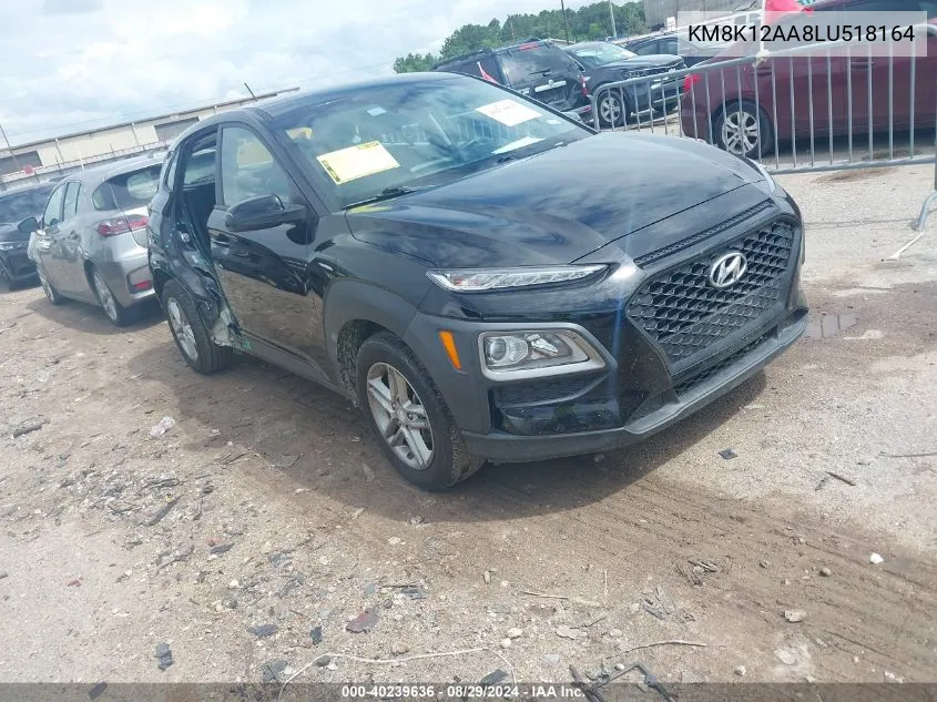 2020 Hyundai Kona Se VIN: KM8K12AA8LU518164 Lot: 40239636