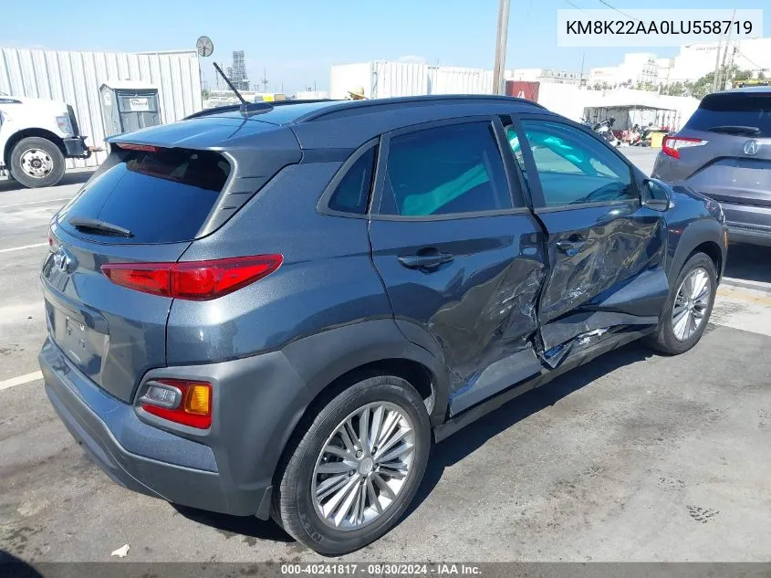 KM8K22AA0LU558719 2020 Hyundai Kona Sel