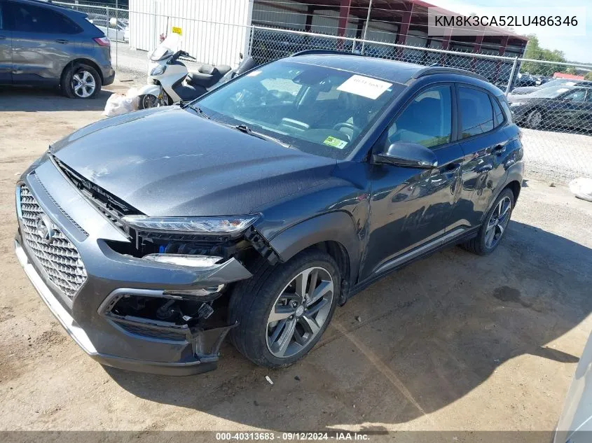 KM8K3CA52LU486346 2020 Hyundai Kona Limited