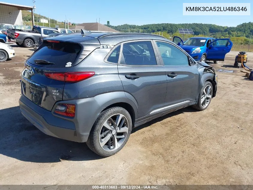 KM8K3CA52LU486346 2020 Hyundai Kona Limited