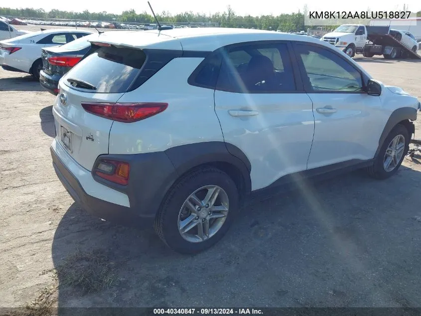 KM8K12AA8LU518827 2020 Hyundai Kona Se