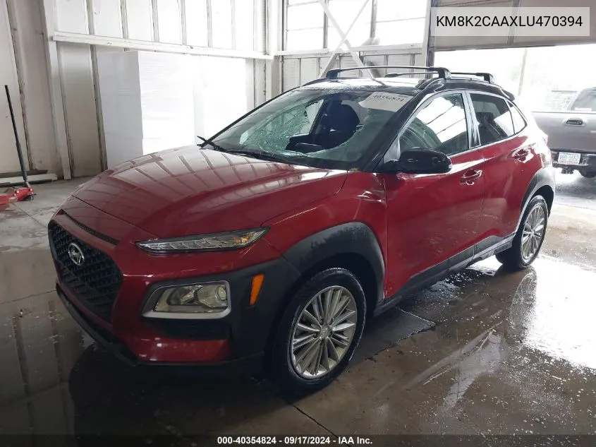 KM8K2CAAXLU470394 2020 Hyundai Kona Sel