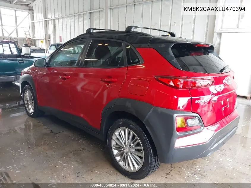 KM8K2CAAXLU470394 2020 Hyundai Kona Sel