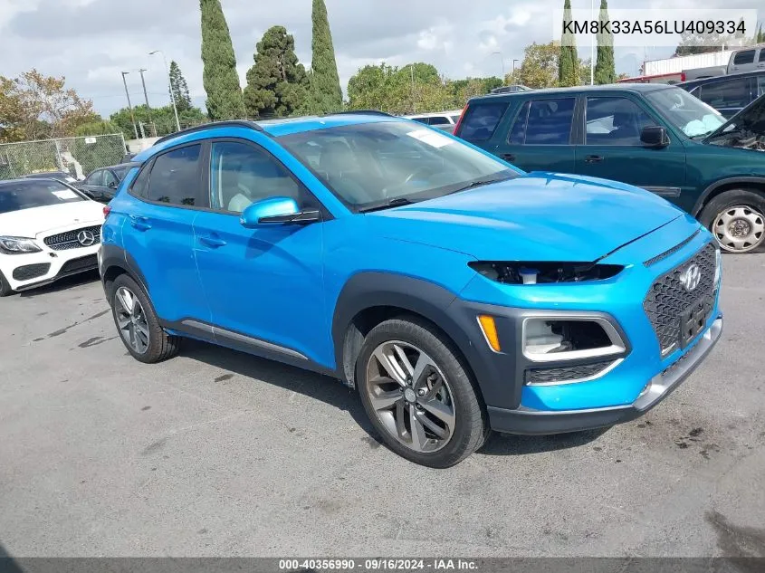 KM8K33A56LU409334 2020 Hyundai Kona Limited