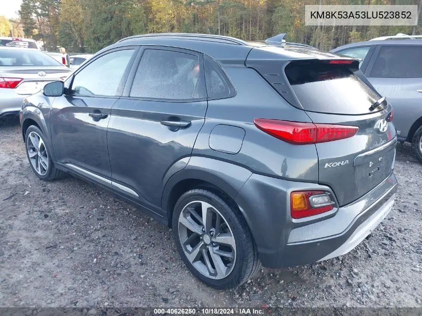 KM8K53A53LU523852 2020 Hyundai Kona Ultimate