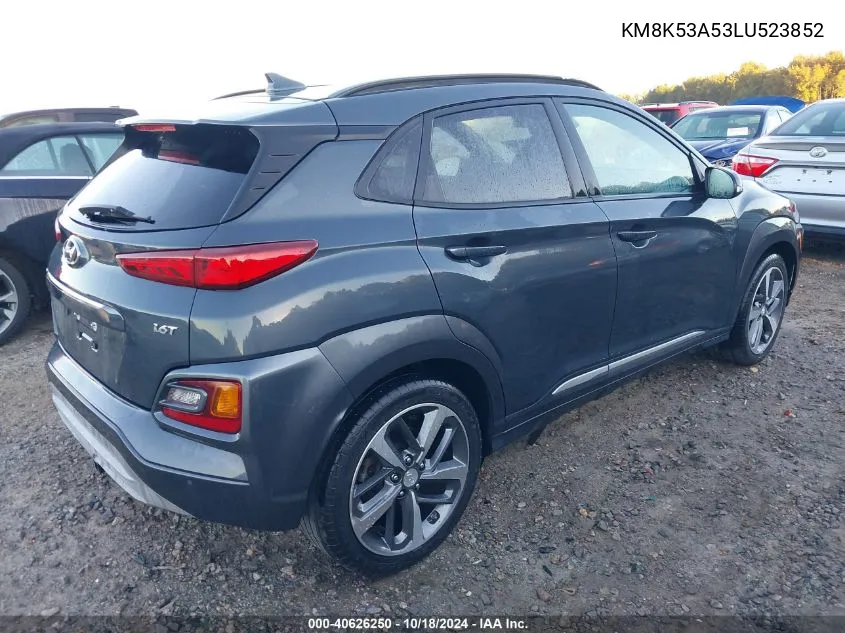 KM8K53A53LU523852 2020 Hyundai Kona Ultimate