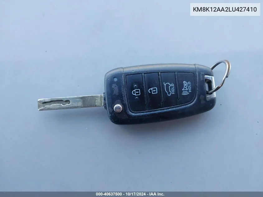 KM8K12AA2LU427410 2020 Hyundai Kona Se