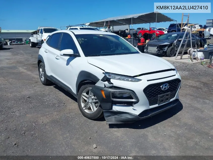 KM8K12AA2LU427410 2020 Hyundai Kona Se