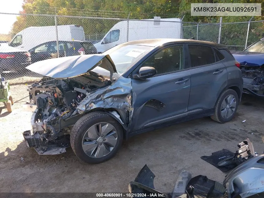 KM8K23AG4LU092691 2020 Hyundai Kona Sel