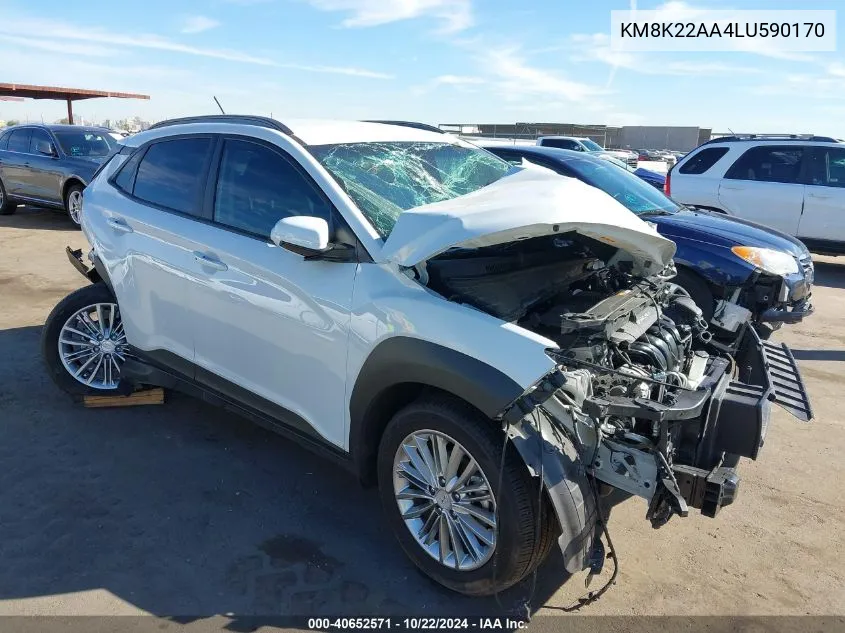 KM8K22AA4LU590170 2020 Hyundai Kona Sel