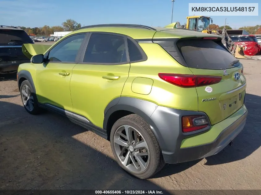 KM8K3CA53LU548157 2020 Hyundai Kona Limited