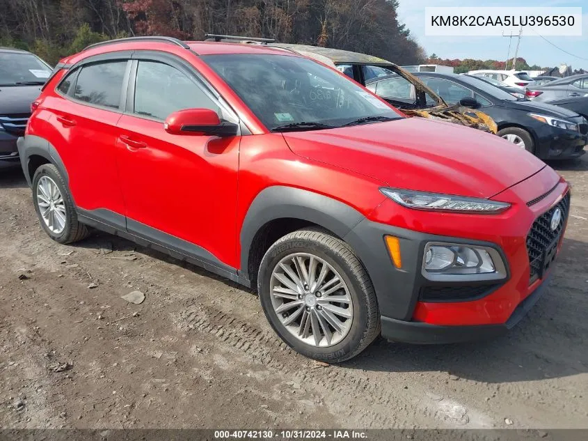 2020 Hyundai Kona Sel VIN: KM8K2CAA5LU396530 Lot: 40742130