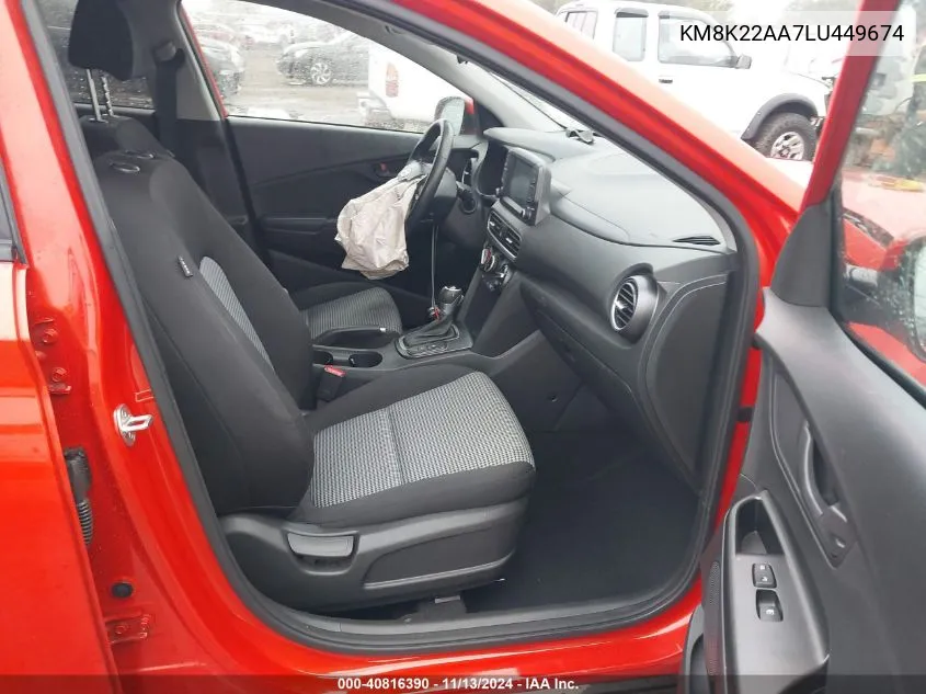 KM8K22AA7LU449674 2020 Hyundai Kona Sel