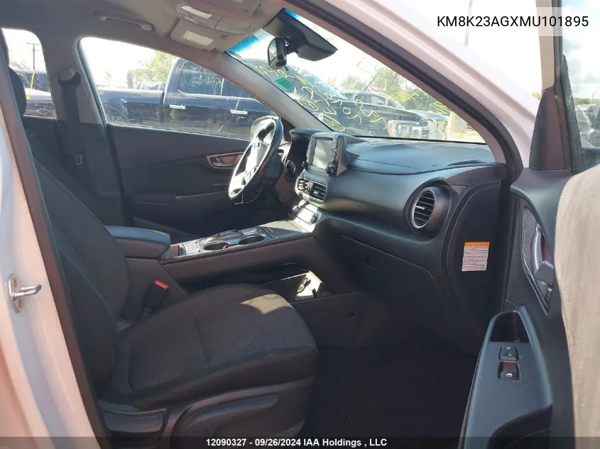 KM8K23AGXMU101895 2021 Hyundai Kona Electric Preferred