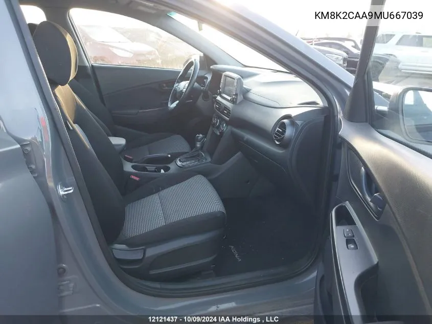 KM8K2CAA9MU667039 2021 Hyundai Kona Sel