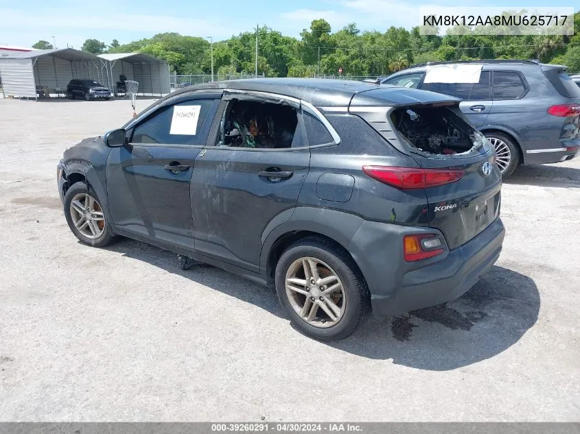 KM8K12AA8MU625717 2021 Hyundai Kona Se