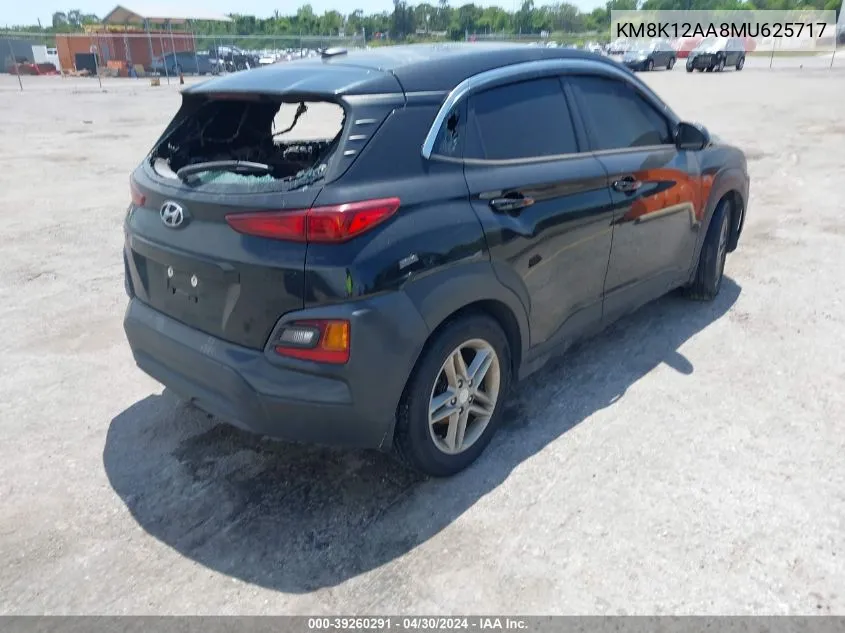 KM8K12AA8MU625717 2021 Hyundai Kona Se