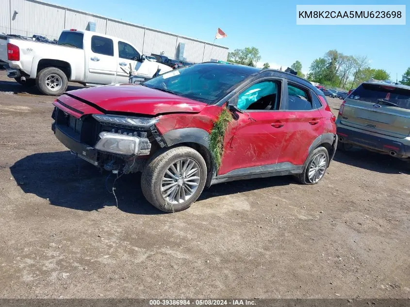 KM8K2CAA5MU623698 2021 Hyundai Kona Sel