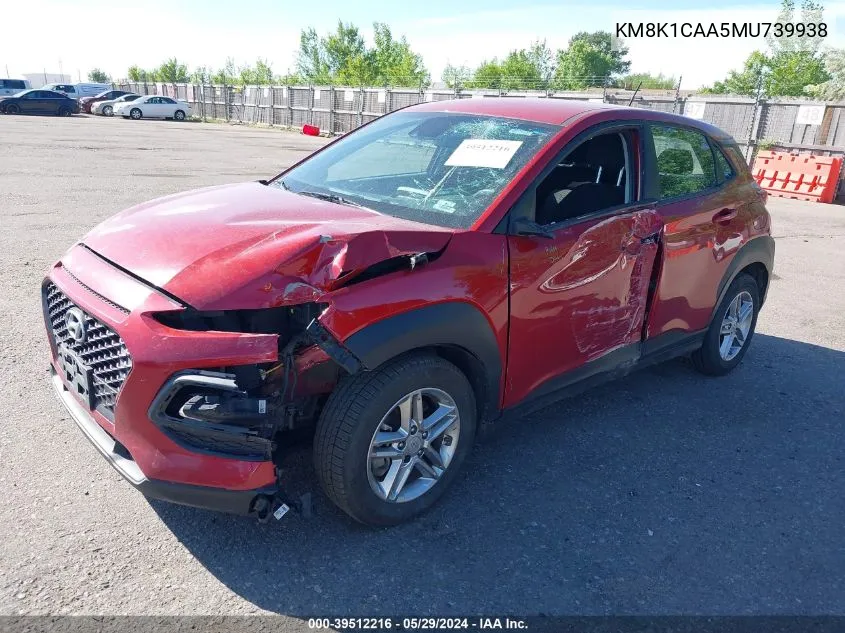 KM8K1CAA5MU739938 2021 Hyundai Kona Se