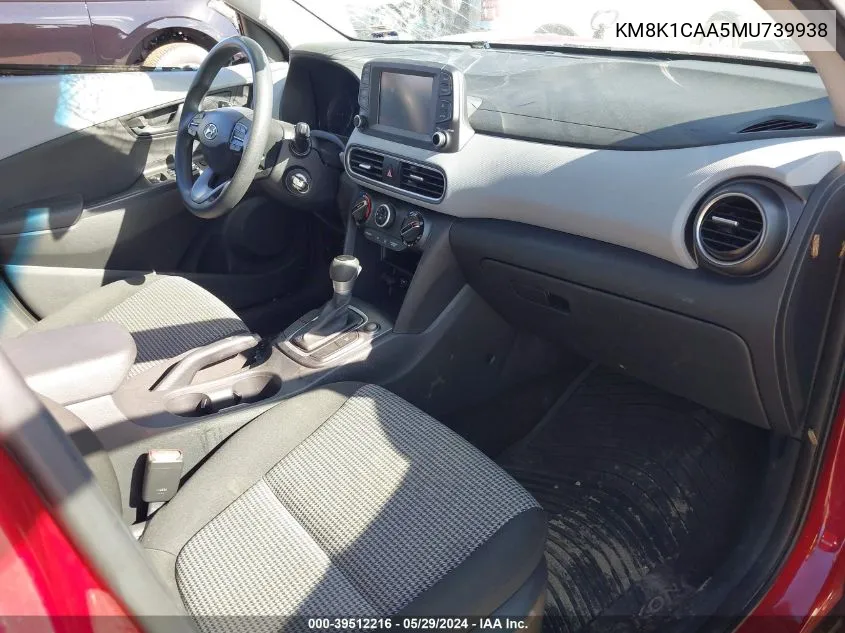 KM8K1CAA5MU739938 2021 Hyundai Kona Se