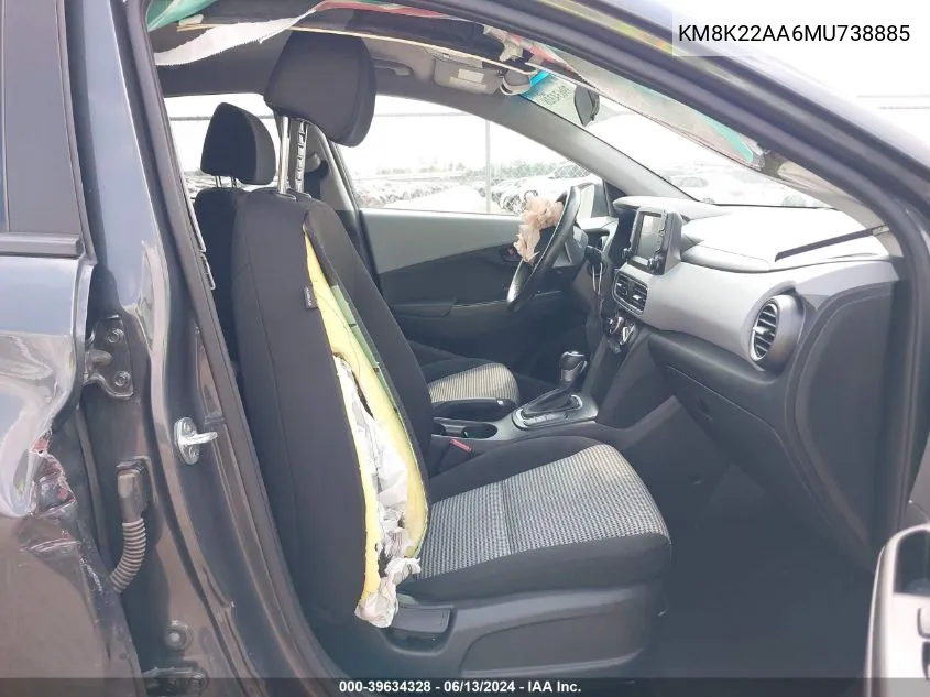 KM8K22AA6MU738885 2021 Hyundai Kona Sel