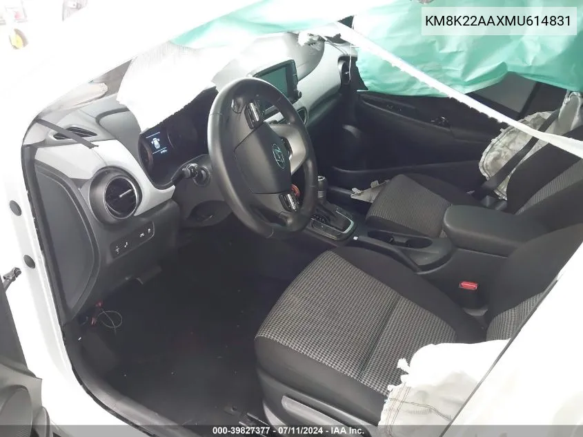 KM8K22AAXMU614831 2021 Hyundai Kona Sel