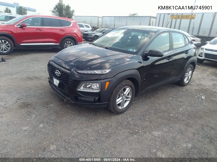 KM8K1CAA1MU745901 2021 Hyundai Kona Se