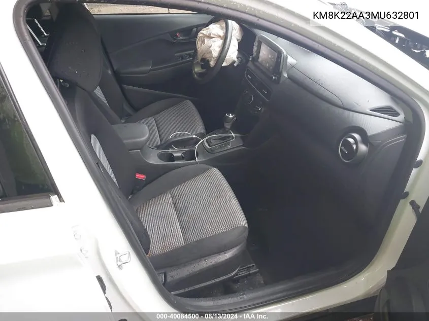 KM8K22AA3MU632801 2021 Hyundai Kona Sel